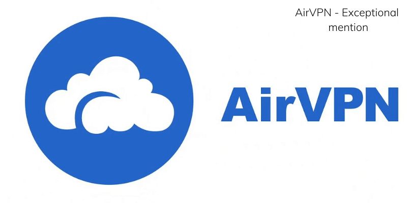 AirVPN - Exceptional mention